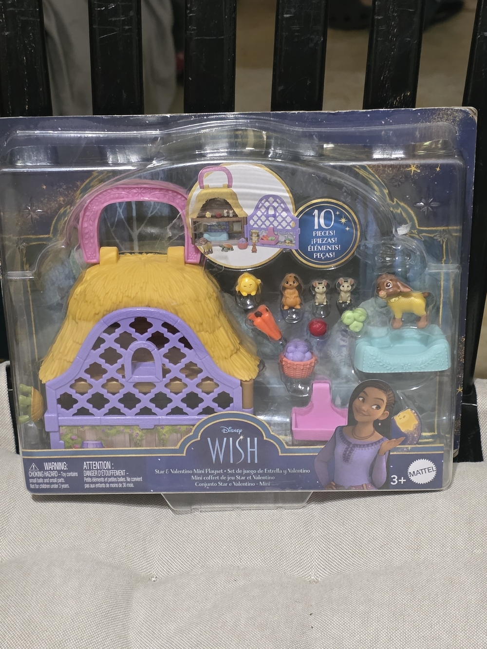 New Disney Wish Star&Valentino Mini Play Set Mattel Figures Toy NIB New In Box